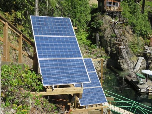1.5kW Off-grid Solar Cabin – Upper Campbell Lake BC